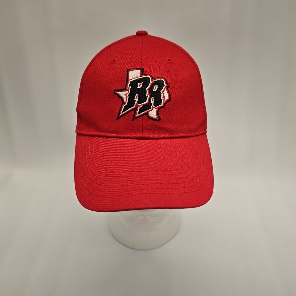 Frisco RoughRiders Baseball Hat Red RR Logo MiLB Texas Adjustable Strapback Cap